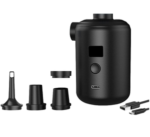 Bomba de Aire Portátil para Exteriores de 3600mAh, Inflador Eléctrico Multifuncional para Colchones Inflables, Anillos de Natación, Bolsas de Almacenamiento al Vacío, con Logotipo Personalizado, Modelo 2026 - Product Image 1