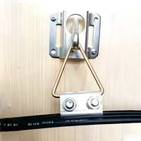 Soporte de Anclaje Tipo C de Acero Inoxidable de Alta Resistencia para FTTH, para Redes Aéreas FTTX, Cable de Energía Eléctrica y Fibra Óptica 4G/WiFi