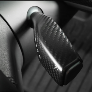 Couvercle de tiges de changement de vitesse en carbone mat, 2 pièces en carbone sec pour Tesla Model 3 et Y - Product Image 6