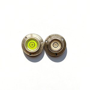 Nivel de burbuja industrial de metal 23x15x10mm, medidor de nivelación circular para herramientas de medición de precisión - Product Image 3