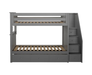 Juegos de muebles de dormitorio para niños, litera de madera sólida de estilo moderno multifunción para bebés - Product Image 1