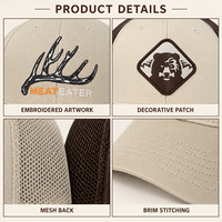Casquette Trucker en Maille Brodé(e) Personnalisé(e) avec Visière Courbée Structurée pour Événements Promotionnels en Extérieur – Vente en Gros