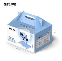 Microscope stéréo trinoculaire HD RELIFE RL-M7T Pro, microscope électronique avec caméra, adaptateur 0,5X et source lumineuse RL-033M