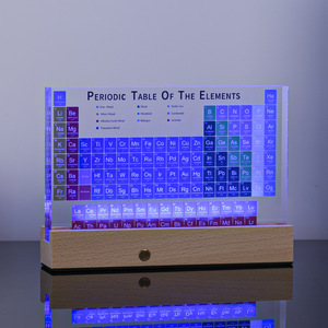 ตารางธาตุอะคริลิกสำหรับตกแต่งโต๊ะทำงาน ความโปร่งใสสูง ของตกแต่งบ้าน ของตกแต่งห้องอ่านหนังสือ - Product Image 2
