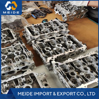 Culasse en aluminium OEM DOHC à double arbre à cames en tête, moulée sous faible pression A356 T6, complète et refroidie par eau