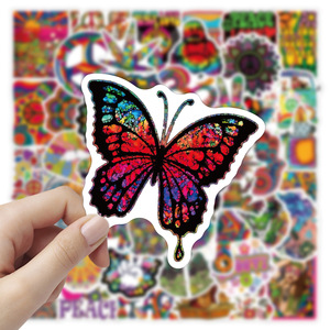 Autocollant graffiti de personnalité <span class=keywords><strong>Hippie</strong></span>, autocollant de valise, ordinateur portable, valise, skateboard, <span class=keywords><strong>voiture</strong></span>, vente en gros - Product Image 3