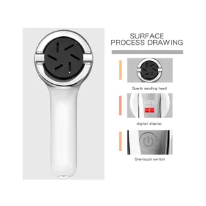 Lime à pieds électrique rechargeable par USB avec écran LCD, kit d'outils de pédicure professionnels, lime à pieds puissante - Product Image 3