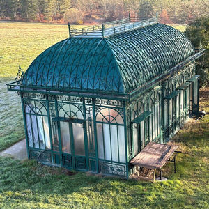 TREVI Castillo de estilo europeo Jardín al aire libre Boda Decorativo Gran invernadero Gazebo de hierro forjado Casa verde - Product Image 1