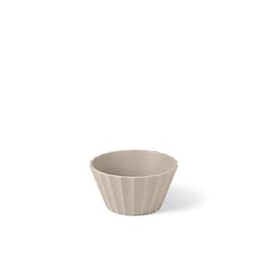 BLIM PLUS - HERA LINE BOWL 11X6CM GRIS MOCHA - Product Image 1