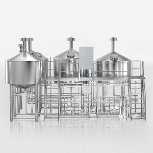Équipement de brasserie à vapeur clé en main de 3000 L pour la production de bière opaque et de bière de millet Chibuku sur le marché africain traditionnel - Product Image 1