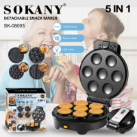 Sokany Machine Automatique Antiadhésive 3-en-1 pour Donuts, Snacks et Desserts, 110V 220V