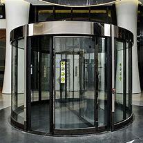 Entrée d'hôtel de luxe 2 Wing Porte tournante en verre coulissante automatique électrique - Product Image 3
