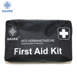 Gauke estándar de la UE botiquín de primeros auxilios bolsa de coche de emergencia médica con Velcro DIN 13164 compatible - Product Image 2