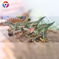 Pack de dinosaures animatroniques - Ensemble de dinosaures jurassiques grandeur nature pour parcs à thème et expositions
