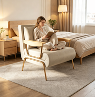 Canapé-lit moderne en tissu technologique avec dossier réglable en 6 positions, housse amovible et lavable, épaissi, pour salon, salle à manger, centre commercial