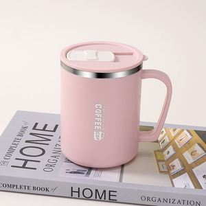Mug isotherme double paroi en acier inoxydable 304 avec couvercle hermétique anti-brûlure et anti-chute – Idéal pour le bureau ou comme cadeau - Product Image 5