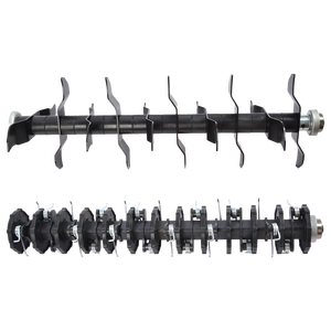 VERTAK Désherbeur et Scarificateur Électrique 1500W, Râteau à Pousser Manuel, Réglage de la Hauteur sur 6 Positions, Scarificateur et Aérateur de Pelouse - Product Image 2