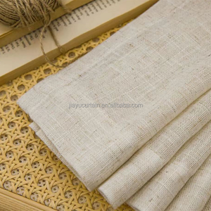 Environmental Protection Material Cloth Simple Nordic Style Cotton Linen Fabric Curtain Comfortable Fresh And Natural