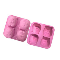 733 Marmot Mausform Silikonform Dessert Backform Gebäckform Küchenzubehör Silikonform für Kuchen Kerzen Seife Harz