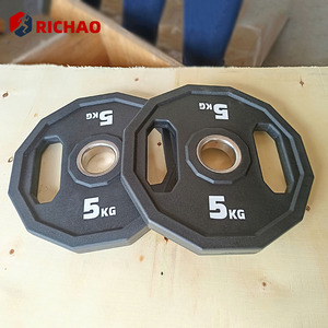 Customized Gym Equipment Free <strong>Weights</strong> High Quality 5CM Diameter <strong>Hole</strong> Barbell <strong>Weight</strong> Rubber <strong>Plates</strong>