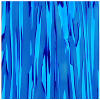 Enveloppe de tambour en celluloid rayée bleu clair - 1600x700x0.5mm