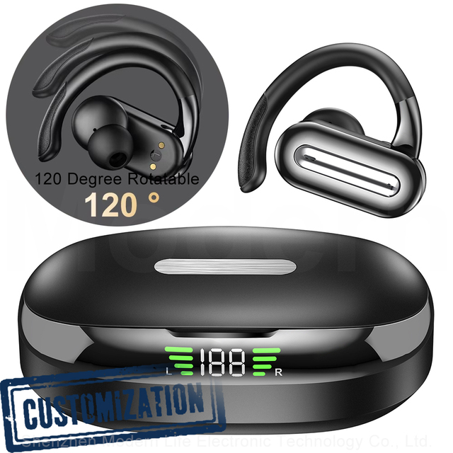 SP36 OWS True Wireless Earphones in Ear Ear Hanging Sports Earbuds with Noise Cancelling Microphones for Gym and Workout