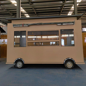 Voiture de restauration rapide multifonctionnelle sur deux roues en fibre de verre, personnalisée par le fabricant, pour <span class=keywords><strong>la</strong></span> vente de bonbons et de chips - Product Image 1