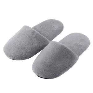 Wholesale washable custom logo reusable luxury hotel slipper