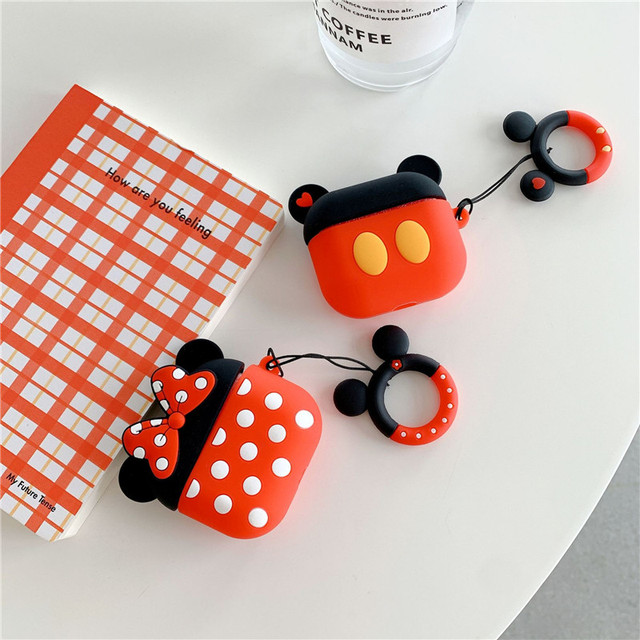 Cute Cartoon Cover for Apple AirPods Pro 2 Case for AirPods 4 3 2 Pro Silicone Case Wireless Earphone Protective Cover Box