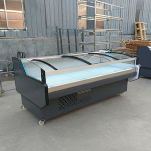 Refrigerador de Exhibición Eficiente para Supermercado de 2 m, Vitrina Refrigerada Comercial para Carne Fresca, Congelador para Carnicería - Product Image 5