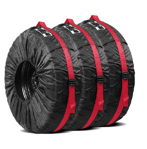 <span class=keywords><strong>Housse</strong></span> de protection tout compris pour <span class=keywords><strong>pneu</strong></span> de secours en tissu 190T, anti-poussière et imperméable, pour stockage et protection de voiture - Product Image 6