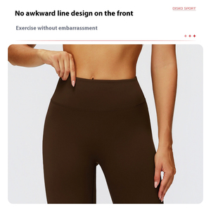 Leggings thermiques doublés de molleton 80% polyester 20% Spandex Leggings chauds extensibles <span class=keywords><strong>taille</strong></span> haute pour femmes pour l'hiver - Product Image 4