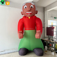 Décoration de personnage humain gonflable gonflable de vacances, décoration de dessin animé gonflable pour événement personnalisé à vendre A9816