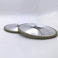 Disque abrasif diamanté vitrifié, grain moyen, épaisseur 5 mm, pour affûtage de fraises en carbure, plat 1A1 pour rectifieuse de surface