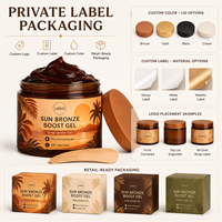 Gel Bronceador OEM de Creación Rápida para un Bronceado Dorado, Acabado Suave y Sedoso, Hidratante, Ligero, Textura No Grasa, Potenciador del Bronceado