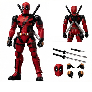 ฟิกเกอร์อนิเมะซูเปอร์ฮีโร่ใหม่ของ Blokees ตัวละครเดดพูลจาก Marvel ข้อต่อขยับได้ ผลิตจาก PVC ของเล่นการ์ตูนสำหรับสะสมโมเดล - Product Image 5