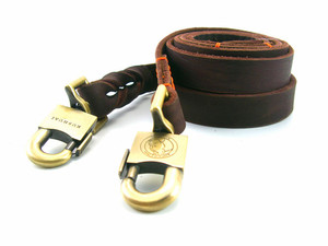 2021 Luxe Custom Echte Verstelbare Pet Lederen Halsband En Lederen Hondenriem Met Kraag Voor Hond - Product Image 2