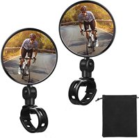 Rétroviseur de vélo, rétroviseurs de cyclisme, rétroviseur en acrylique, accessoires pour scooter électrique/vélo/moto (1 pièce)