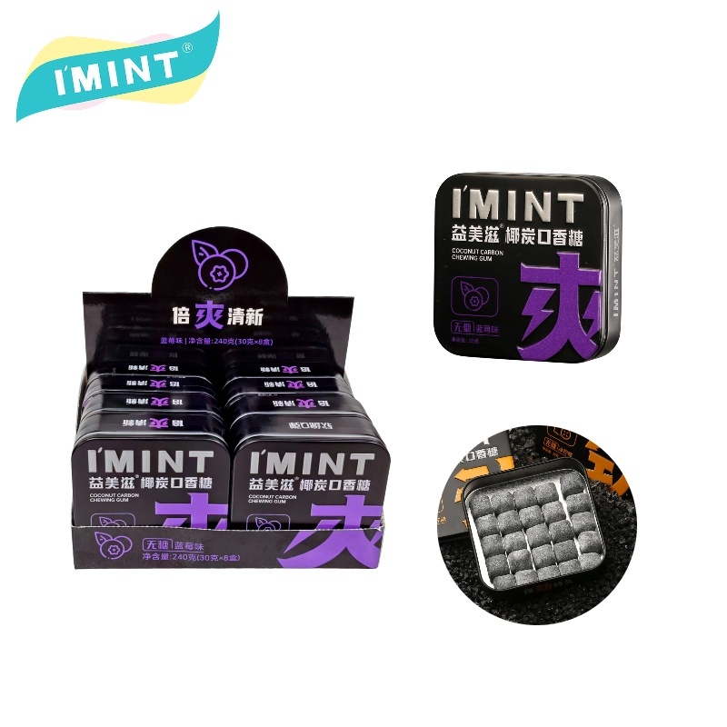 I MINT Coconut Carbon Chewing Gum