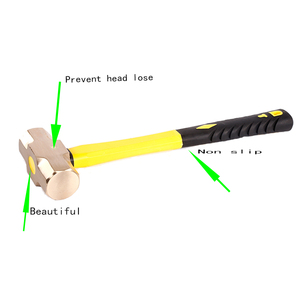ค้อนเหล็กทองเหลืองคุณภาพสูง 14 ปอนด์ ด้ามจับยาง - Product Image 4