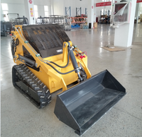 TC460 mini chargeuse skidsteer chinoise bon marché moteur diesel epa sur chenilles mini chargeuse compacte sur chenilles avec accessoires sur chenilles