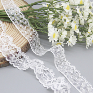 Hot bán trắng ren 100% polyester may hoa nước hòa tan ren sinh thái thân thiện cho hàng may mặc - Product Image 2