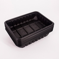 Barquettes alimentaires en PP DC-P0016 – Vente en gros – Petites boîtes repas noires jetables Zhangzhou personnalisables pour supermarchés et produits frais
