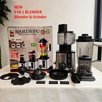 Blender Multifungsi 3L 6 in 1, Juicer, Food Processor, Blender 3 in 1, Mesin Smoothie, Heavy Duty Komersial 9500w