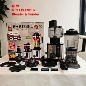 Licuadora Multifuncional 3L 6 en 1, Procesador de Alimentos, Licuadora 3 en 1, Licuadora para Smoothies, Máquina Licuadora de Uso Comercial de Alta Resistencia 9500w - Product Image 1