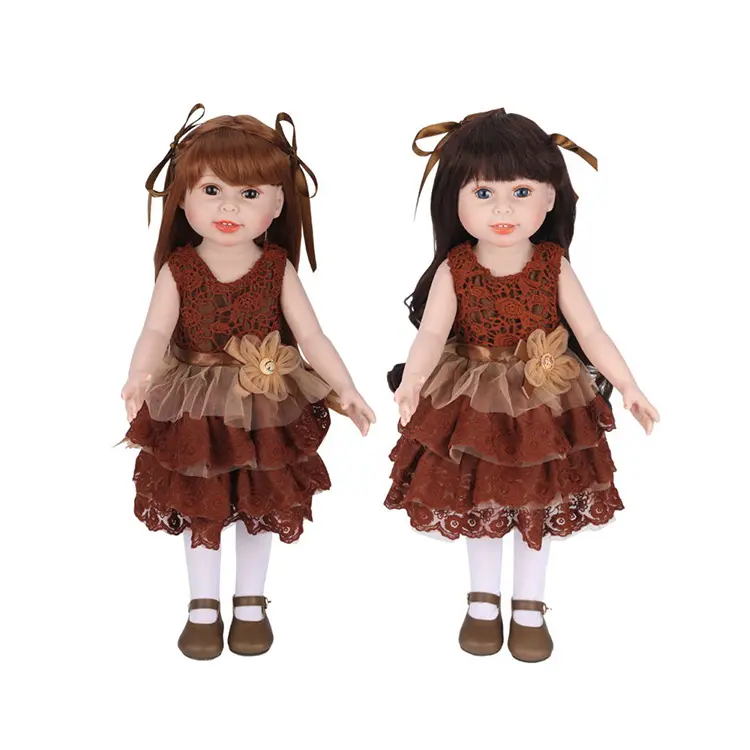 18inch 아름다운 공주 BJD 인형 SD 인형 드레스 장난감 Bonecas Brinquedo Menina