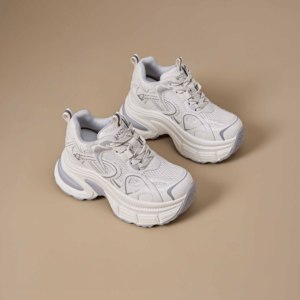 New Spring Summer 2026 Collection Petite Friendly Chunky Soled Height Enhancing Mesh Breathable Women's Casual Sneakers - Product Image 6