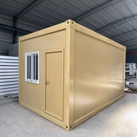 Maison préfabriquée en acier de 20, 30 et 40 pieds, hébergement de camping, maison conteneur, abri d'urgence polyvalent