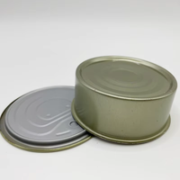 Boîte en fer blanc pour fruits de mer, sardines, snacks, bonbons, avec impression personnalisée, contenant pour pâte de tomate et caviar, avec ouverture facile