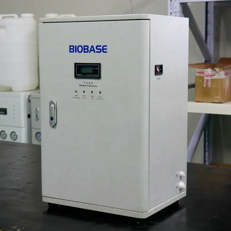 BIOBASE Chine (22 ans) purificateur d'eau RO et DI 60L/H avec 99% efficacité de filtration d'eau pour laboratoire clinique